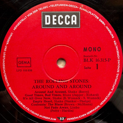 The Rolling Stones : Around And Around (LP, Album, Comp, Mono, RE)