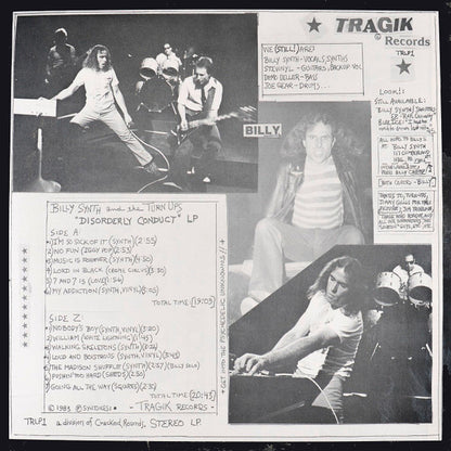 Billy Synth And The Turn Ups : Disorderly Conduct (LP, Album)