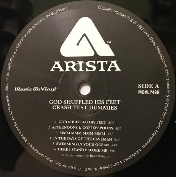 Crash Test Dummies : God Shuffled His Feet (LP, Album, RE, 180)