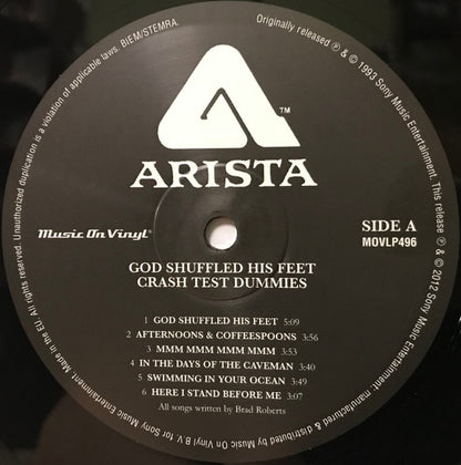 Crash Test Dummies : God Shuffled His Feet (LP, Album, RE, 180)