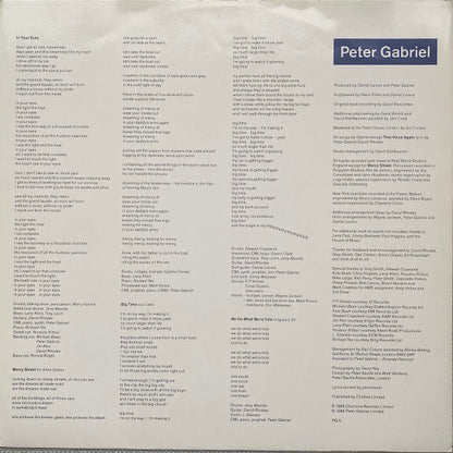Peter Gabriel : So (LP, Album, Tow)