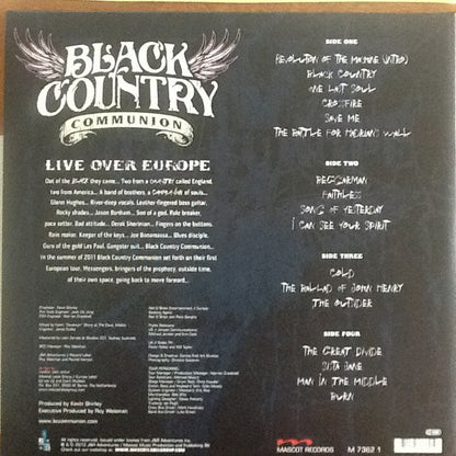 Black Country Communion : Live Over Europe (2xLP, Album)