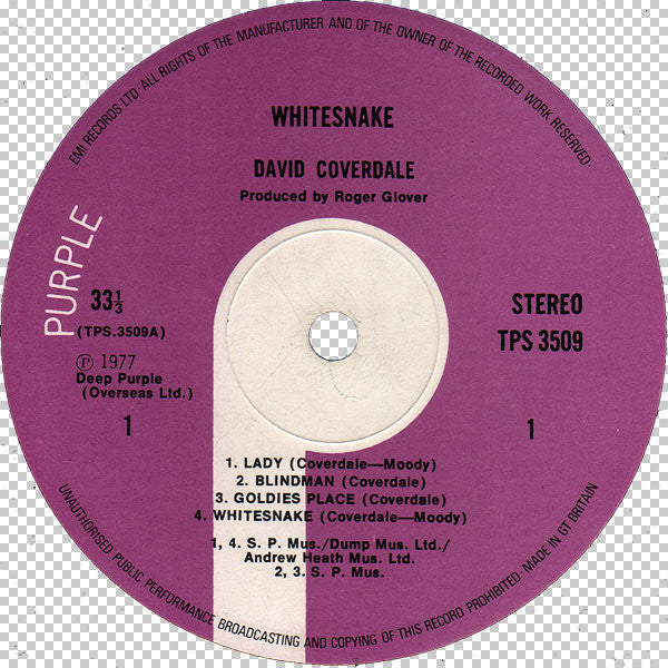 David Coverdale : Whitesnake (LP, Album)