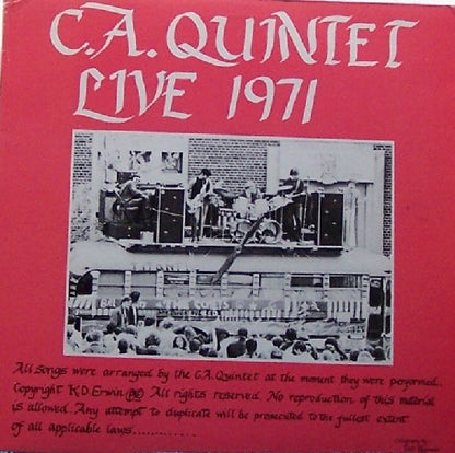 C. A. Quintet : Live 1971 (LP)