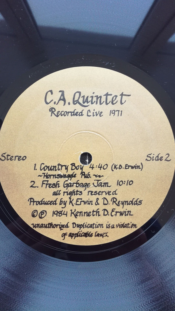 C. A. Quintet : Live 1971 (LP)