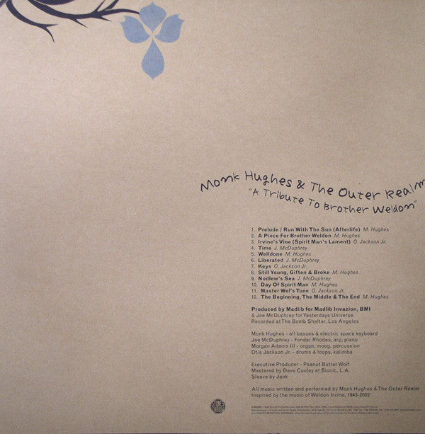 Monk Hughes & The Outer Realm : A Tribute To Brother Weldon (2xLP)