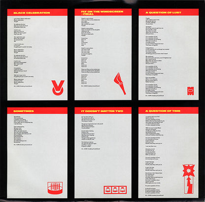Depeche Mode : Black Celebration (LP, Album, Emb)