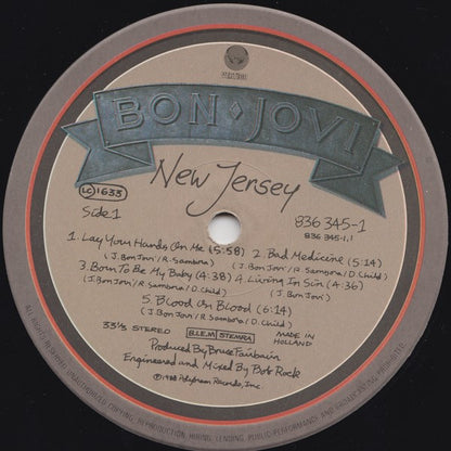 Bon Jovi : New Jersey (LP, Album)