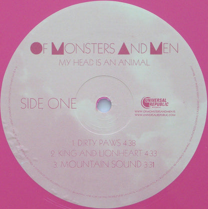 Of Monsters And Men : My Head Is An Animal (2xLP, Album, Pin)