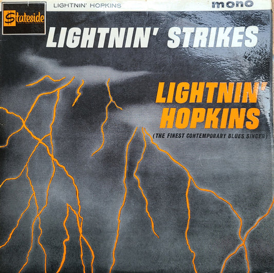 Lightnin' Hopkins : Lightnin' Strikes (LP, Album, Mono)