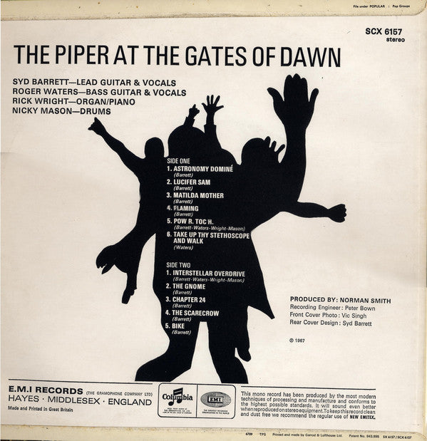 Pink Floyd : The Piper At The Gates Of Dawn (LP, Album, RE)