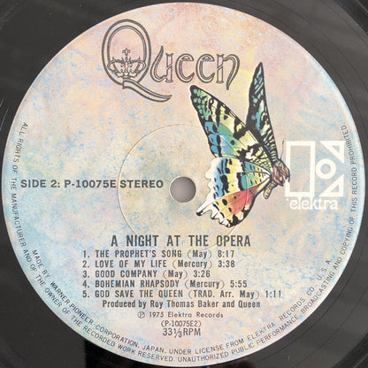 Queen = Queen : A Night At The Opera = オペラ座の夜 (LP, Album, Gat)