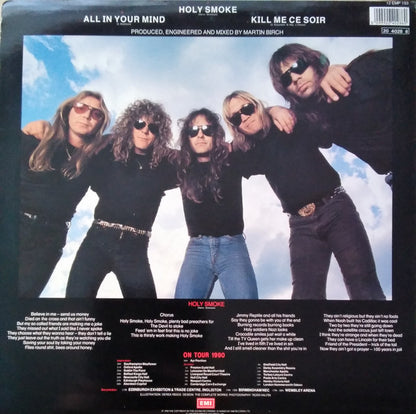 Iron Maiden : Holy Smoke (12", Single, Pos)