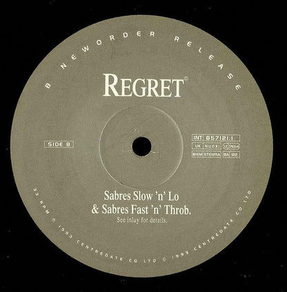 NewOrder* : Regret (12", Single)
