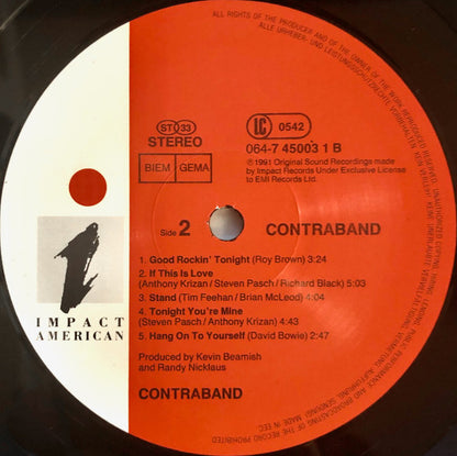 Contraband (6) : Contraband (LP, Album)