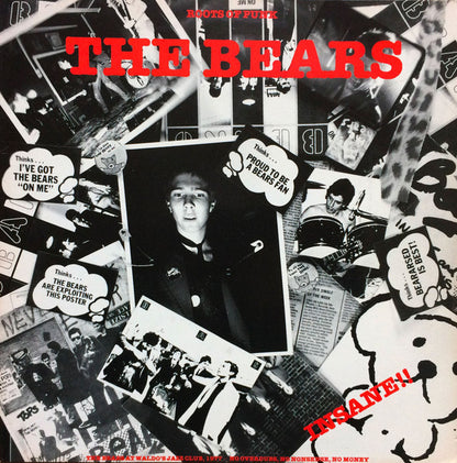 The Bears (2) : Insane!! (Roots Of Punk) (LP)