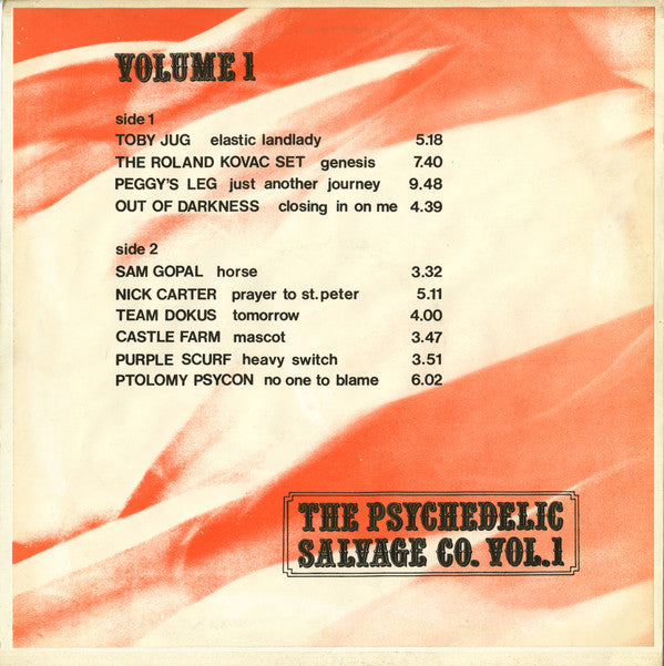 Various : The Psychedelic Salvage Company Volume 1 (LP, Comp, Unofficial, W/Lbl)