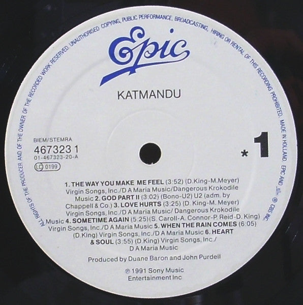 Katmandü : Katmandü (LP, Album)