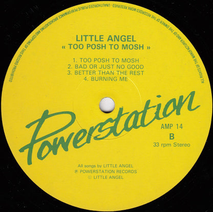 Little Angels : Too Posh To Mosh (12", MiniAlbum)