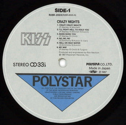 Kiss : Crazy Nights (LP, Album)