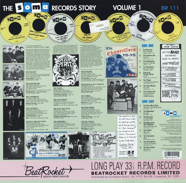 Various : The Soma Records Story Volume 1 (Shake It For Me!) (LP, Comp)
