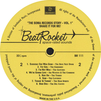 Various : The Soma Records Story Volume 1 (Shake It For Me!) (LP, Comp)