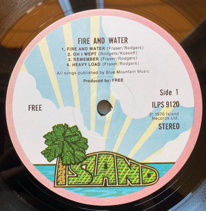 Free : Fire And Water (LP, Album, RE)