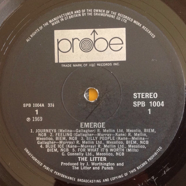 The Litter : Emerge (LP, Album)