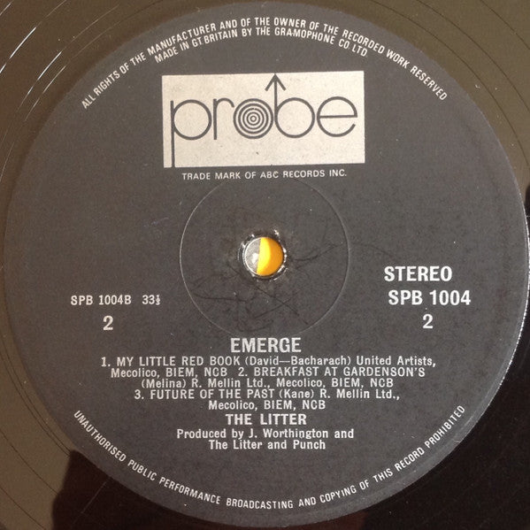The Litter : Emerge (LP, Album)
