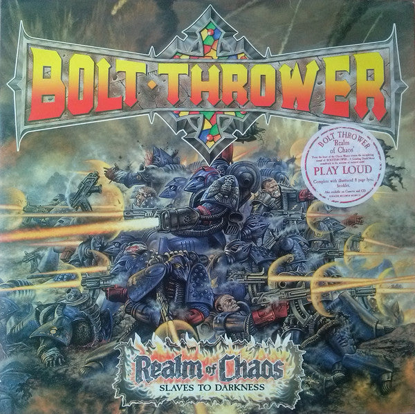 Bolt Thrower : Realm Of Chaos (Slaves To Darkness) (LP, Album, Gat)