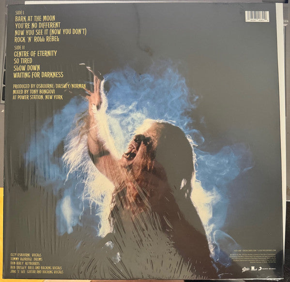 Ozzy Osbourne : Bark At The Moon (LP, Album, RE, Blu)