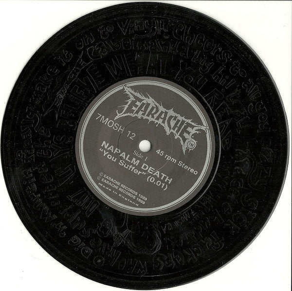 Various : Grindcrusher - The Earache Sampler (LP, Comp, Smplr + 7", Single, Etch + Ltd)
