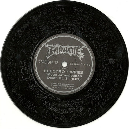 Various : Grindcrusher - The Earache Sampler (LP, Comp, Smplr + 7", Single, Etch + Ltd)