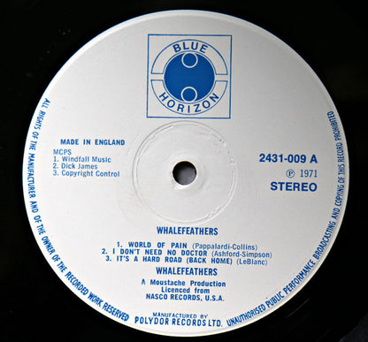 Whalefeathers : Whalefeathers (LP, Album)