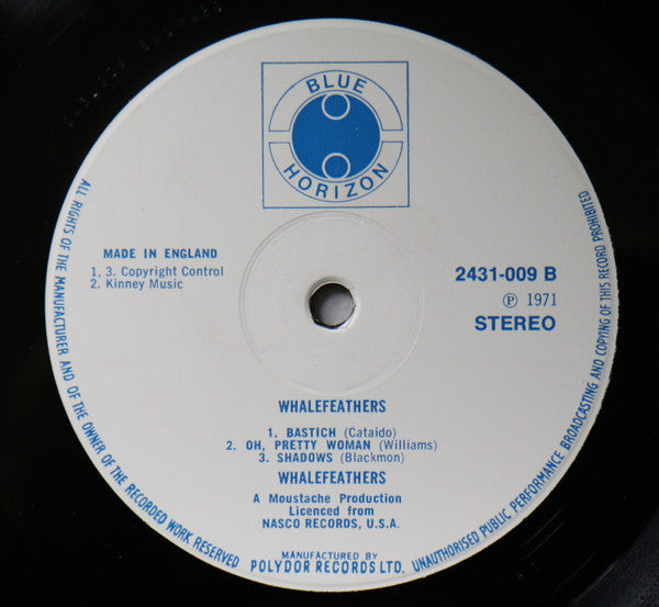 Whalefeathers : Whalefeathers (LP, Album)