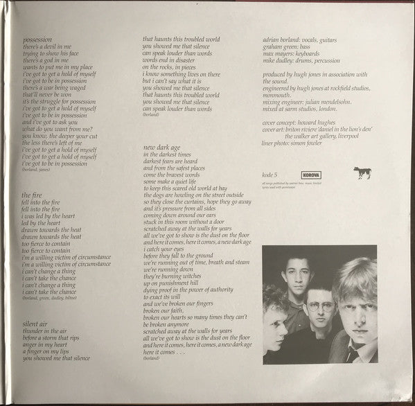 The Sound (2) : From The Lions Mouth (LP, Album, Gat)