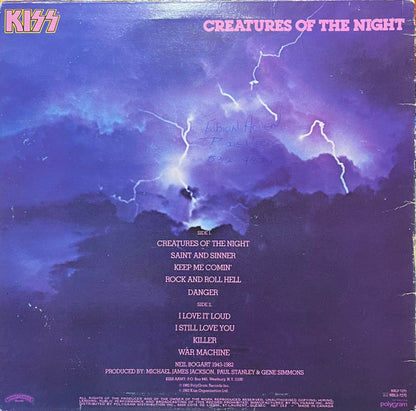Kiss : Creatures Of The Night (LP, Album, Qua)