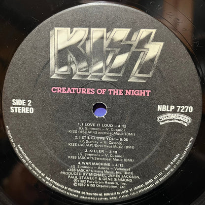 Kiss : Creatures Of The Night (LP, Album, Qua)