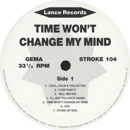 Various : Time Won't Change My Mind (14 Moody & Fuzzy US Sixties Punkers) (LP, Album, Comp)