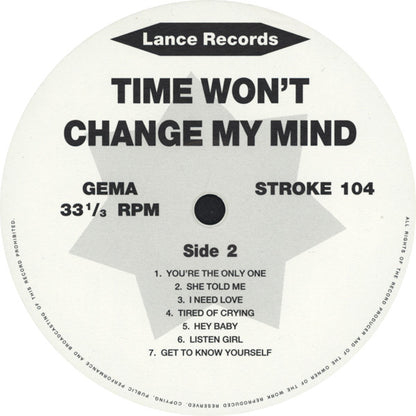 Various : Time Won't Change My Mind (14 Moody & Fuzzy US Sixties Punkers) (LP, Album, Comp)