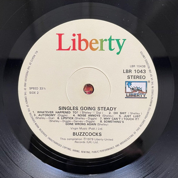 Buzzcocks : Singles Going Steady (LP, Comp, RE)