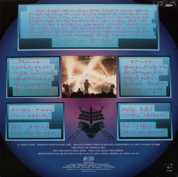 Voivod* : Dimension Hatröss (LP, Album)