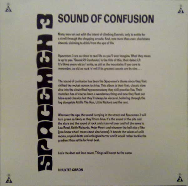 Spacemen 3 : Sound Of Confusion (LP, Album, RE)