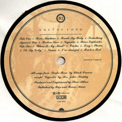 Pixies : Surfer Rosa (LP, Album, Rou)