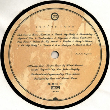 Pixies : Surfer Rosa (LP, Album, Rou)