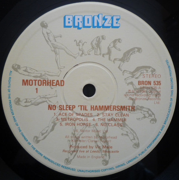 Motörhead : No Sleep 'Til Hammersmith (LP, Album)