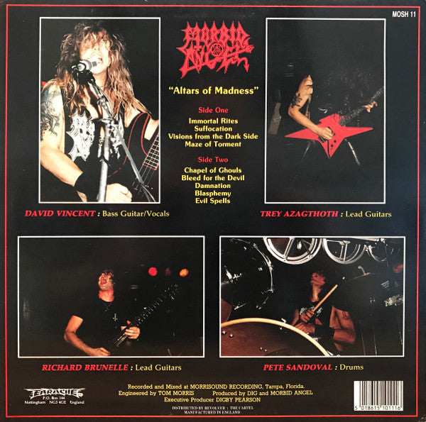Morbid Angel : Altars Of Madness (LP, Album)