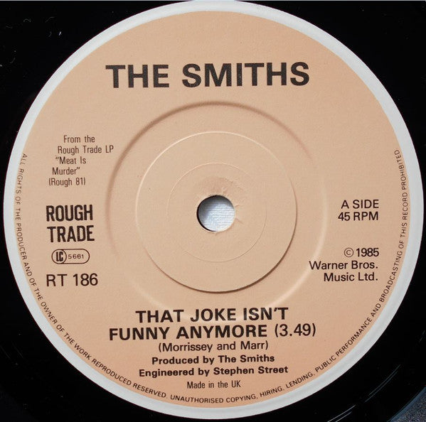The Smiths : That Joke Isn't Funny Anymore (7", Single, Sol)