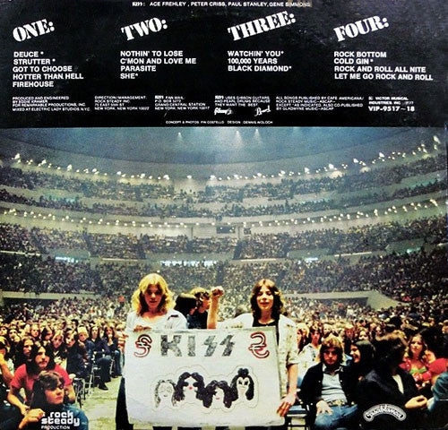 Kiss : Alive! (2xLP, Album, RE, Cas)