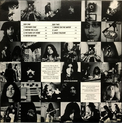 Deep Purple : Machine Head (LP, Album, 1st)
